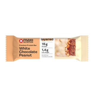 Premium White Chocolate Peanut Protein Bar Pack 12 x 45gAlternative Image1